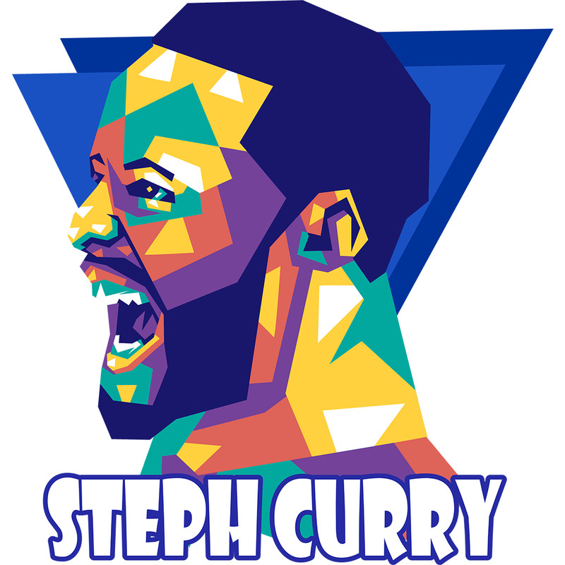 Steph Curry1 Retro PNG Sublimation Digital Download 0