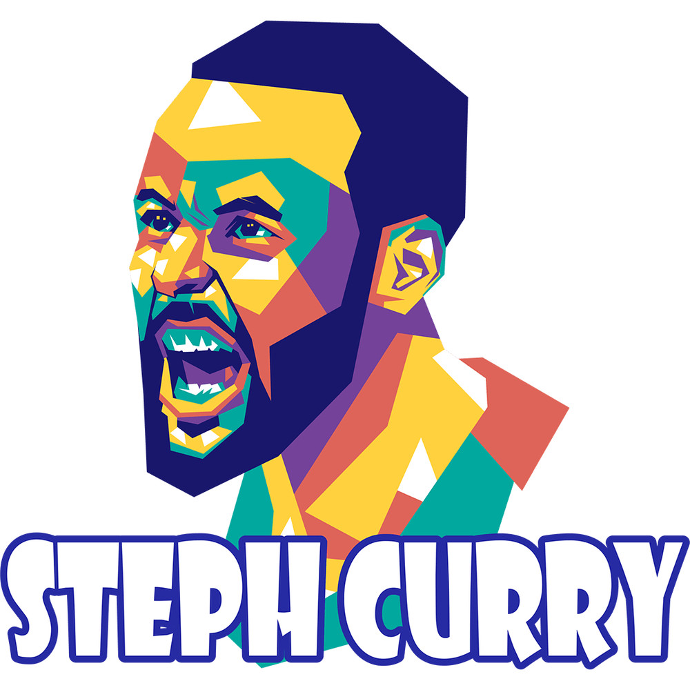 Steph Curry8 Retro PNG Sublimation Digital Download 0