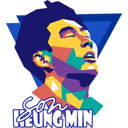 son heung min- retro png sublimation digital download