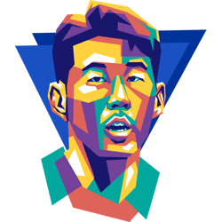 son heung min7- retro png sublimation digital download