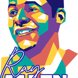 ray allen11 - retro png sublimation digital download