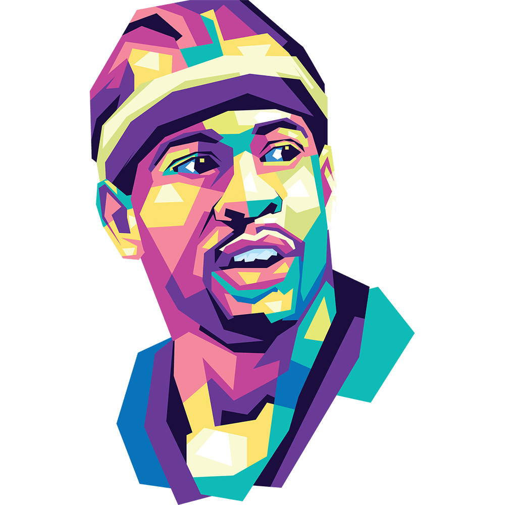 Allen Iverson Retro PNG Sublimation Digital Download 0