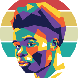 bukayo saka on wpap art retro - retro png sublimation digital download