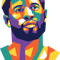 Paul George On WPAP Style Retro 1 Retro PNG Sublimation Digital Download 0