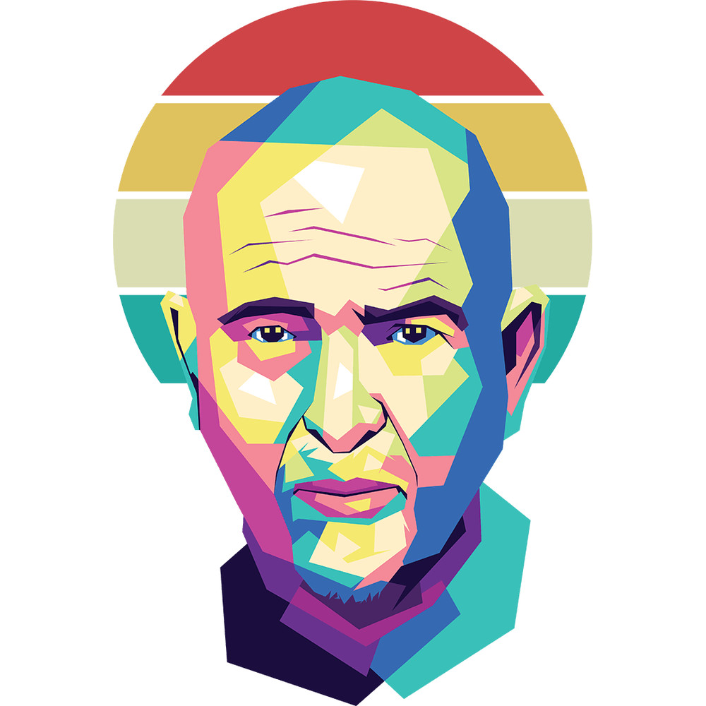 Peter Gabriel Pop Art Portrait Retro Retro PNG Sublimation Digital Download 0