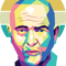 Peter Gabriel Pop Art Portrait Retro Retro PNG Sublimation Digital Download 0