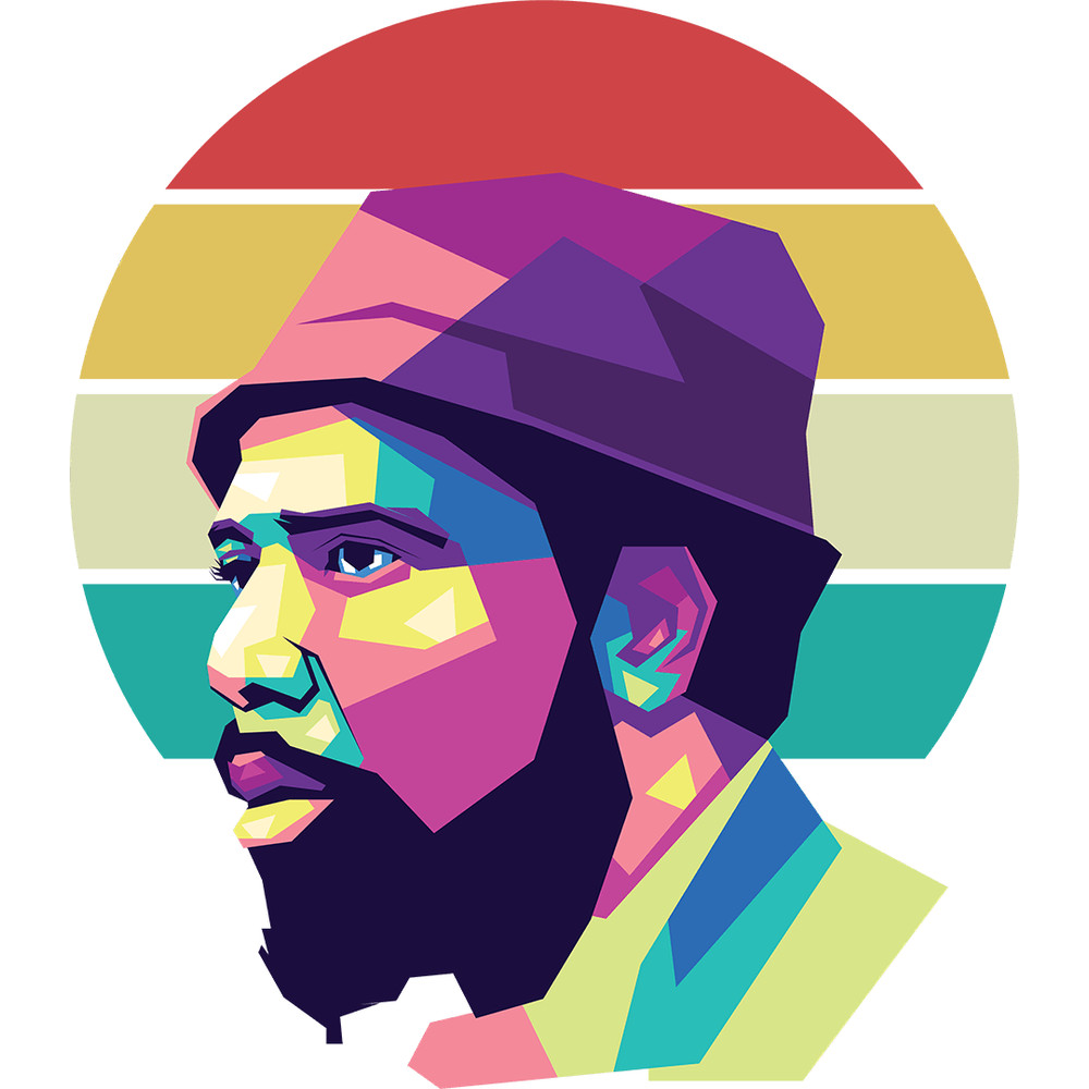 Thelonious Sphere Monk Pop Art Retro Retro PNG Sublimation Digital Download 0