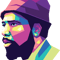 Thelonious Sphere Monk Pop Art Retro1 Retro PNG Sublimation Digital Download 0