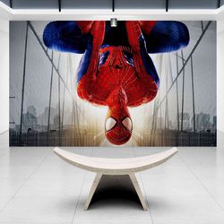 Spider-Man Photo Wall Mural: Stick and Enjoy