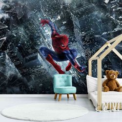 Marvelous Spider-Man Peel and Stick Wall Mural
