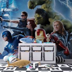 Avengers Wallpaper Peel and Stick Removable Marvel Wall Mural