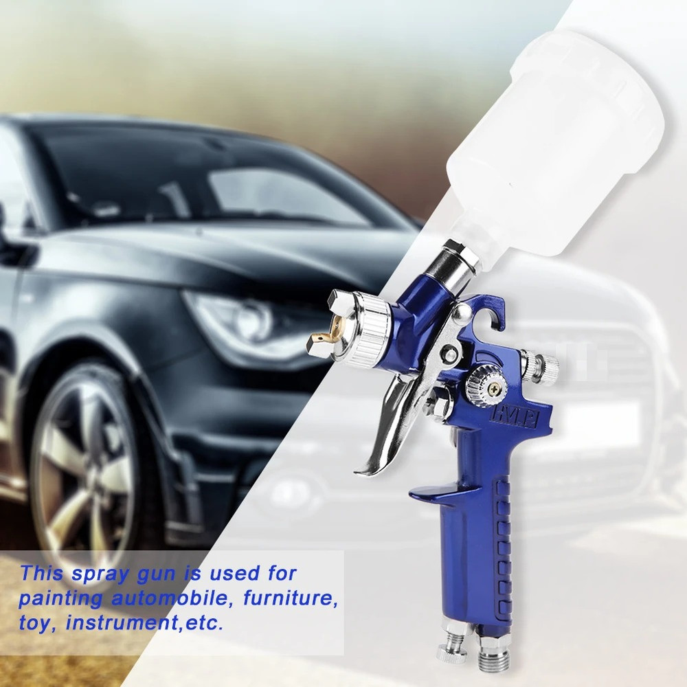 Professional Nozzle Mini Pneumatic Spray Gun Car Painting Repair Tool Gravity Feed Furniture Model 1