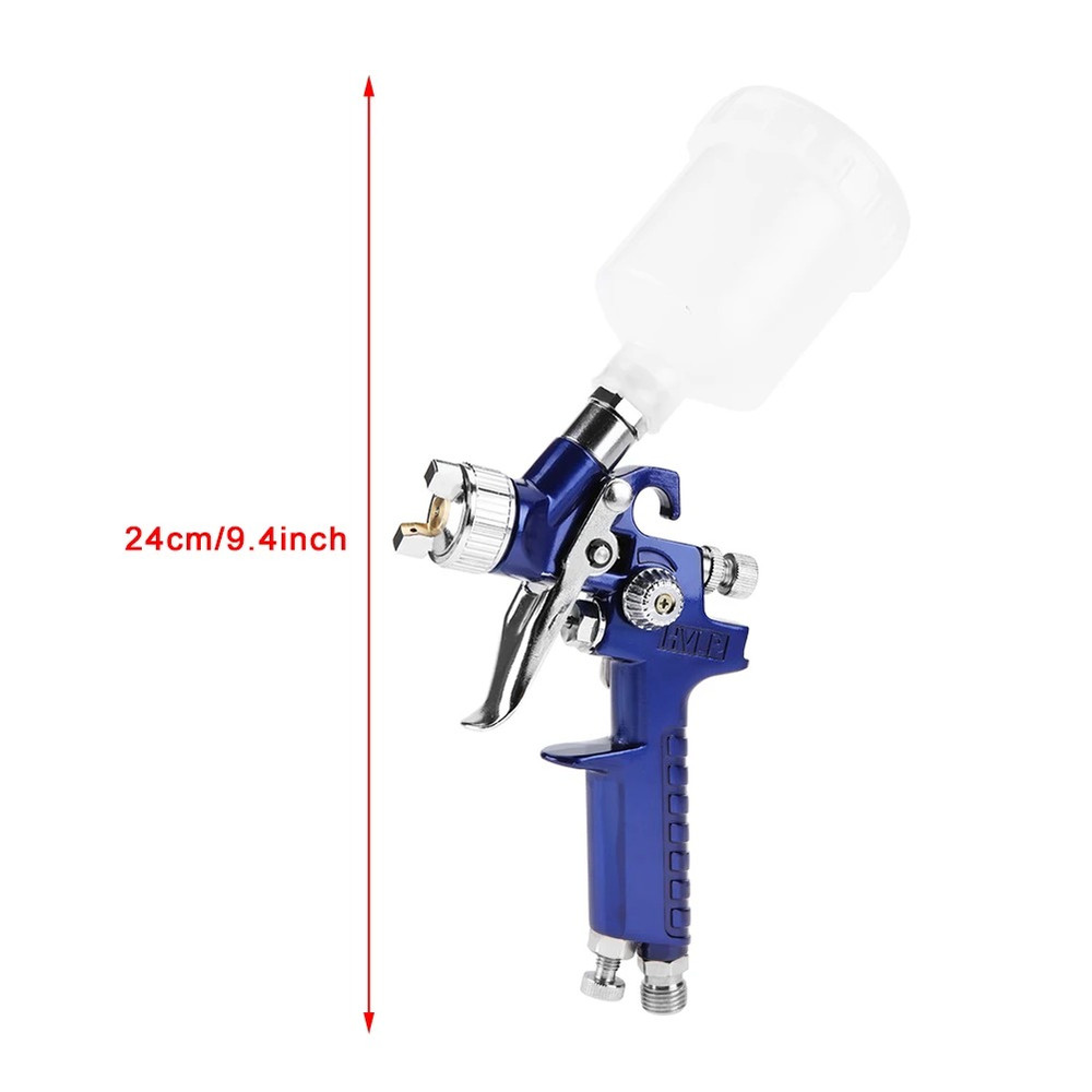 Professional Nozzle Mini Pneumatic Spray Gun Car Painting Repair Tool Gravity Feed Furniture Model 4