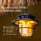 Waterproof Emergency Light Retro Portable Camping Lantern Stepless Dimmable Hanging Tent Lamp For O 0