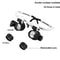 Magnifying Glass Headband, Jeweler Watchmaker Loupes, LED Light Eyewear, Telescopic Glasses, Reading Magnifier