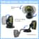 12V/24V USB Car Fan with Cigarette Lighter Plug, Portable, Adjustable Big Wind Mini Fan for All Vehicles
