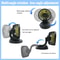 12V/24V USB Car Fan with Cigarette Lighter Plug, Portable, Adjustable Big Wind Mini Fan for All Vehicles