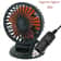 12V/24V USB Car Fan with Cigarette Lighter Plug, Portable, Adjustable Big Wind Mini Fan for All Vehicles