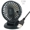 12V/24V USB Car Fan with Cigarette Lighter Plug, Portable, Adjustable Big Wind Mini Fan for All Vehicles