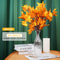 Fall Artificial Maple Leaf Flowers Bouquet Fake Plant For Home Room Decor Wedding Party Decoration 6