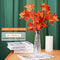 Fall Artificial Maple Leaf Flowers Bouquet Fake Plant For Home Room Decor Wedding Party Decoration 5