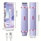 2-in-1 Womens Electric Shaver Trimmer, Portable Wet, Dry Hair Remover for Eyebrows, Face, Legs, Armpits