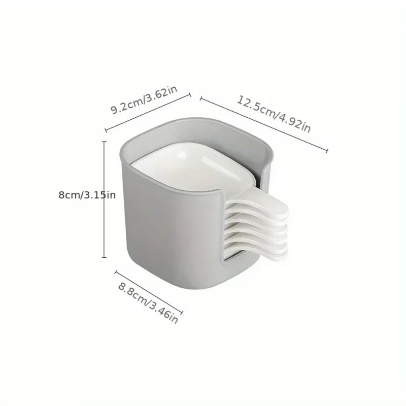 7pcs/set Sauce Dish Set, Dipping Dish Bowls for Snack Seasoning, Tomato Sauce Plates, Kitchen Food Containers, Serving