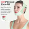 Reusable V Face Lift Bandage, Double Chin Reducer with Soft, Adjustable, Breathable Fabric for Anti-Sagging, Sleep