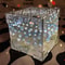 Creative DIY Tulip Flower Sea Cube Night Light Kit, 3D Romantic Gift for Girlfriend, Couples