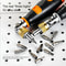 10 In 1 Multi Angle Ratchet Screwdriver Portable Adjustable Repair Tools Hidden Bit Magazine Bidire 2
