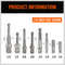 Drill Socket Adapter Set Hex Shank Extension For Impact Driver Square Head Drill Bit Durable Hand T 2