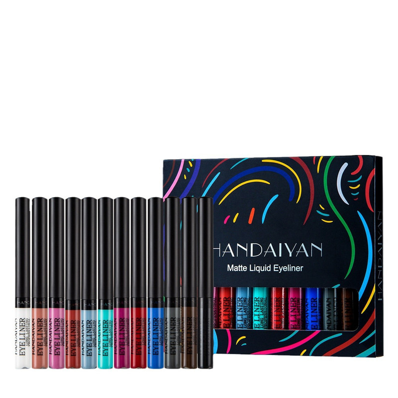 Fluorescent Eyeliner Liquid Set For Halloween Face And Body Paint Multi Use Party Makeup And Stage 4