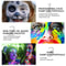 Fluorescent Body Painting Pigments 6 Colors Safe Non Toxic Glow Paint For Face Body Halloween Party 3
