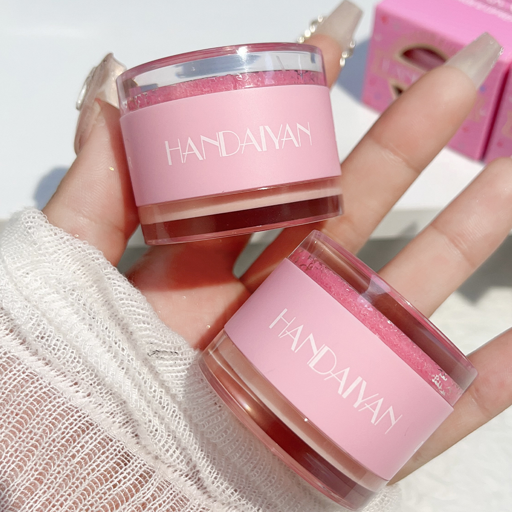 Exfoliate and Repair Lips Dry and Crack, Dual Effect Scrub Lips Mask, Lasting Moisturizing Lip Balm Lip Plumper