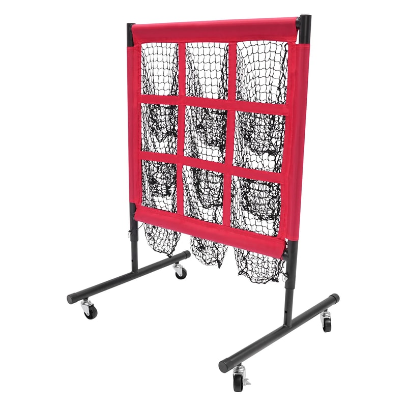 Golf Training Cage Nets for Backyard, Swing Practice Hitting Net with 9 Hole Target Sheet, Driving Range Practice