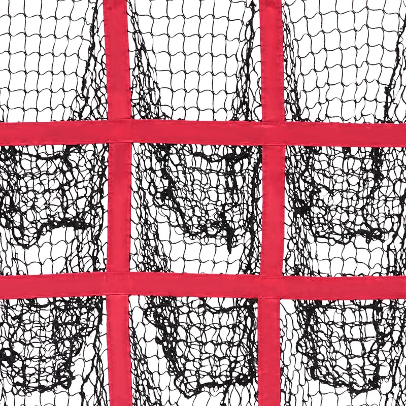 Golf Training Cage Nets for Backyard, Swing Practice Hitting Net with 9 Hole Target Sheet, Driving Range Practice