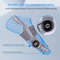 Unisex Bunion Corrector, Hallux Valgus Brace with Rotatable Toe Separator, Adjustable Foot Straightener for Pedicure