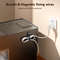 6PCS Magnetic Cable Management Ties, 11cm Adjustable Hook, Loop Organizer Straps for Home & Office Wire Organizer
