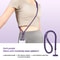 Adjustable Phone Lanyard Neck Cord, Universal Detachable Crossbody Strap with Card Clip for Mobile Phone Case, Outdoor