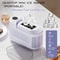 Portable Small Ice Maker Machine, Mini Automatic Cube Ice Maker for Home, Office, Dorm, Camping & Car