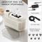 Portable Small Ice Maker Machine, Mini Automatic Cube Ice Maker for Home, Office, Dorm, Camping & Car