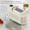 Portable Small Ice Maker Machine, Mini Automatic Cube Ice Maker for Home, Office, Dorm, Camping & Car