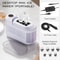 Portable Small Ice Maker Machine, Mini Automatic Cube Ice Maker for Home, Office, Dorm, Camping & Car