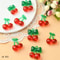 10Pcs 2 Styles Transparent Acrylic Red Cherry Pendants for Women, DIY Jewelry Making Accessories for Bracelet & Necklace