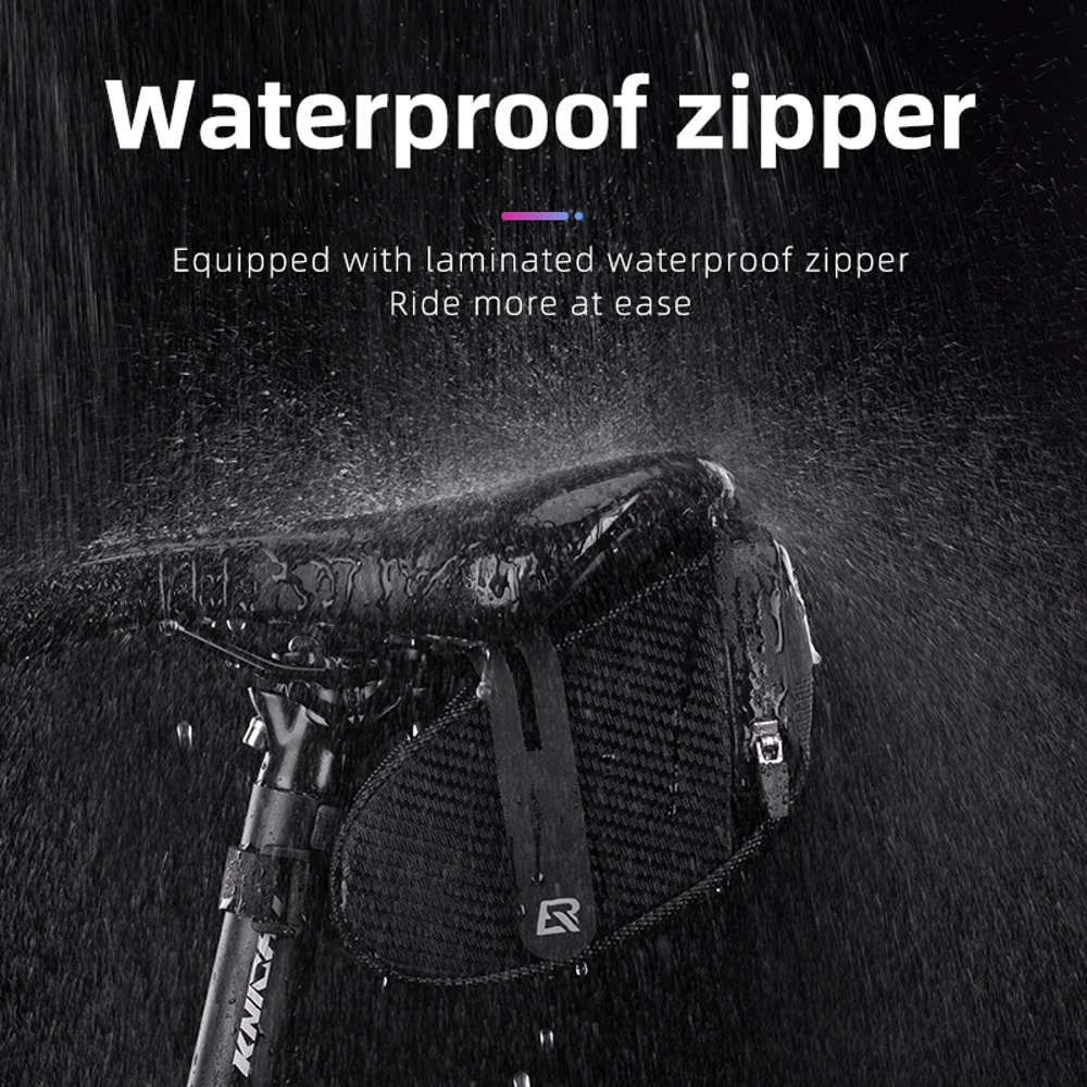 ROCKBROS Bicycle Saddle Bag 3D Shell Rainproof Reflective Bike Tail Bag For Shockproof Storage Of T 4