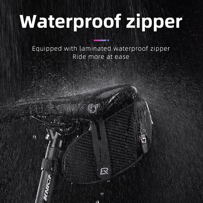 ROCKBROS Bicycle Saddle Bag 3D Shell Rainproof Reflective Bike Tail Bag For Shockproof Storage Of T 4