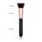 Docolor 3-Piece Makeup Brush Set, Fundation Brush, Flat Top Kabuki & Fan Brush for Contour, Powder, Highlighter, Blush
