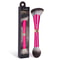 MAANGE Double-Head Fan Makeup Brush, Round Top Brush for Liquid, Cream, Powder, Blending, Ideal Mother's Day & Travel