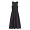 HXAO Khaki Elegant Long Dresses 2025 Womens Spring Sleeveless Black Dress For Fashion Casual Party 6