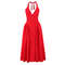 YENKYE Womens Sexy Backless Green Halter Dress Elegant Low Waist ALine Midi Evening Party Dress In  7